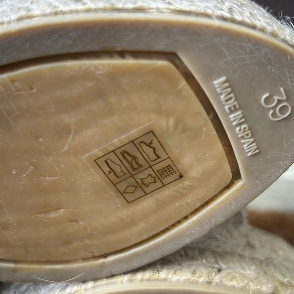 Castaner Bromelia Frayed Canvas Wedge Espadrilles Sz EU 39 Bohemian Vacation - Picture 14 of 14